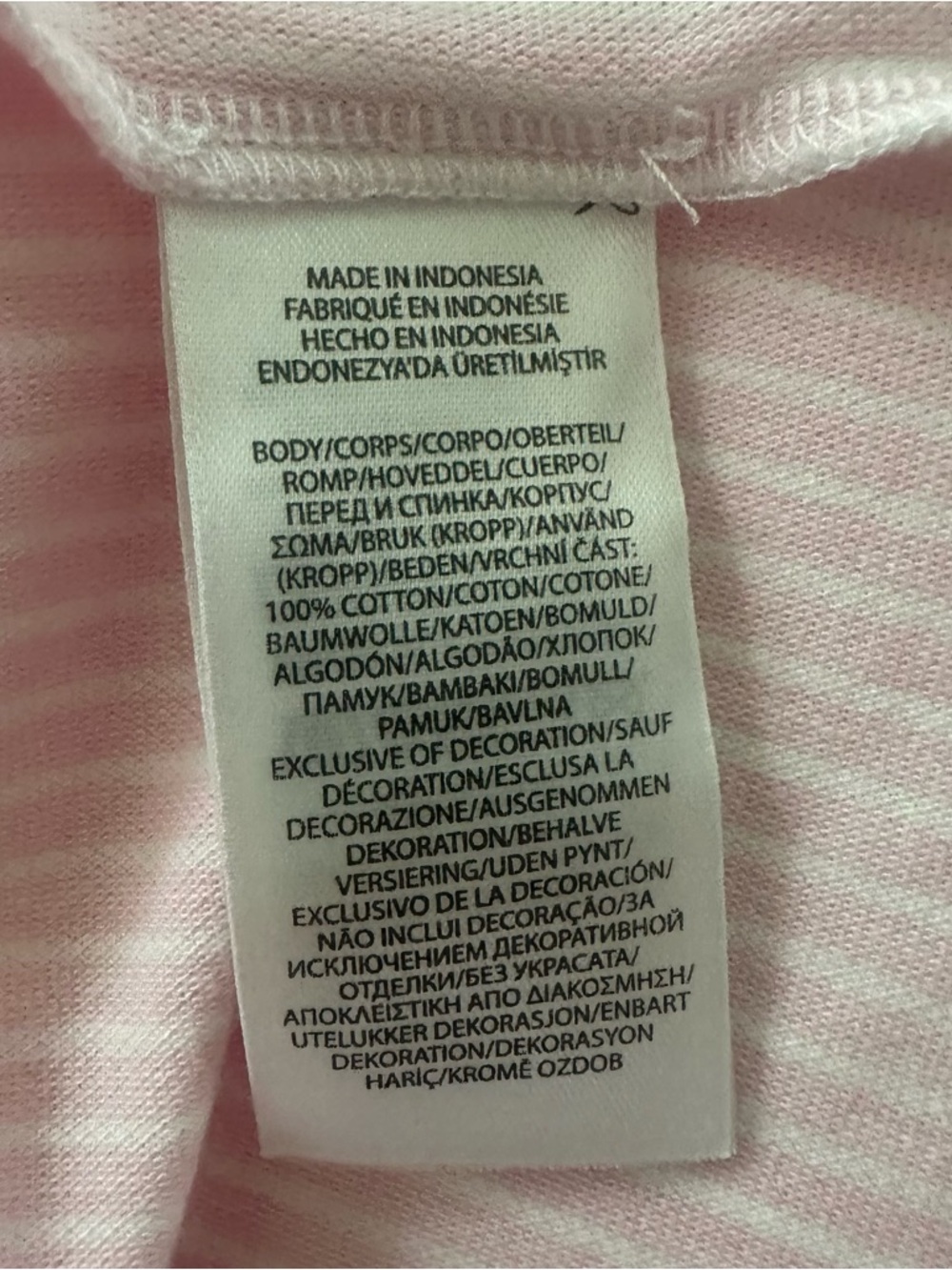 Ralph Lauren 24 Months Baby Girl Pink Oxford Striped Polo Dress NWT - Picture 5 of 6